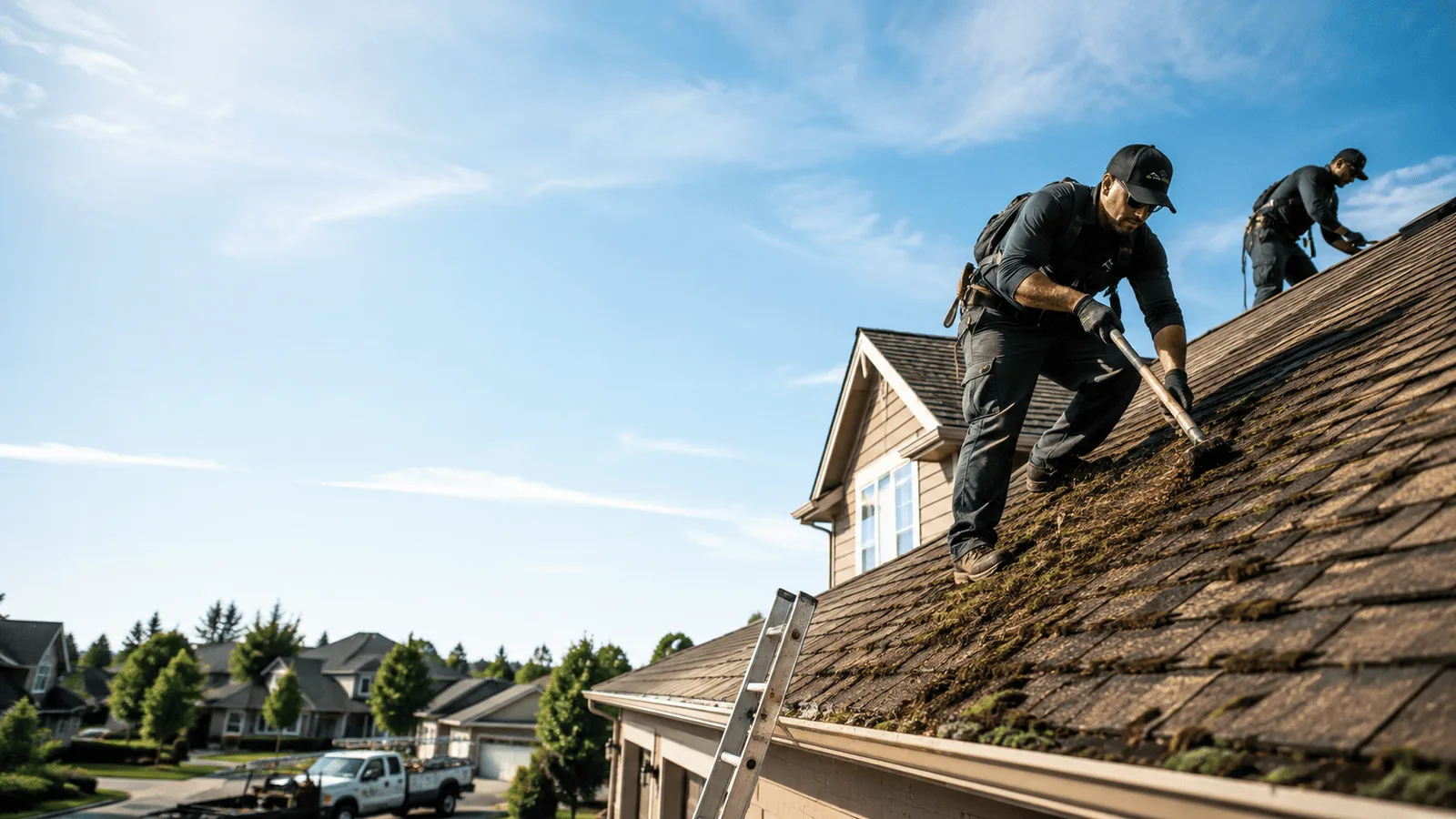Roof Moss Removal in Wylie, TX near me